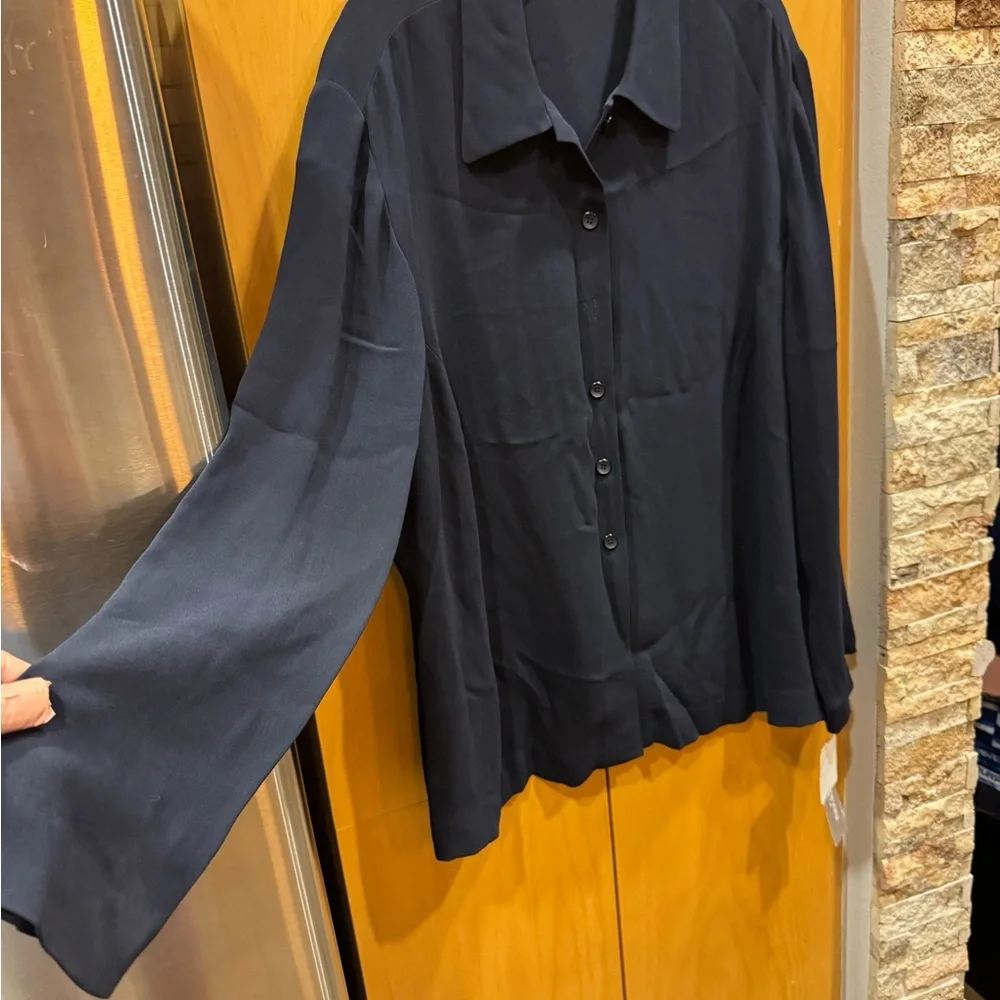 Navy Shacket - Picture 2 of 9